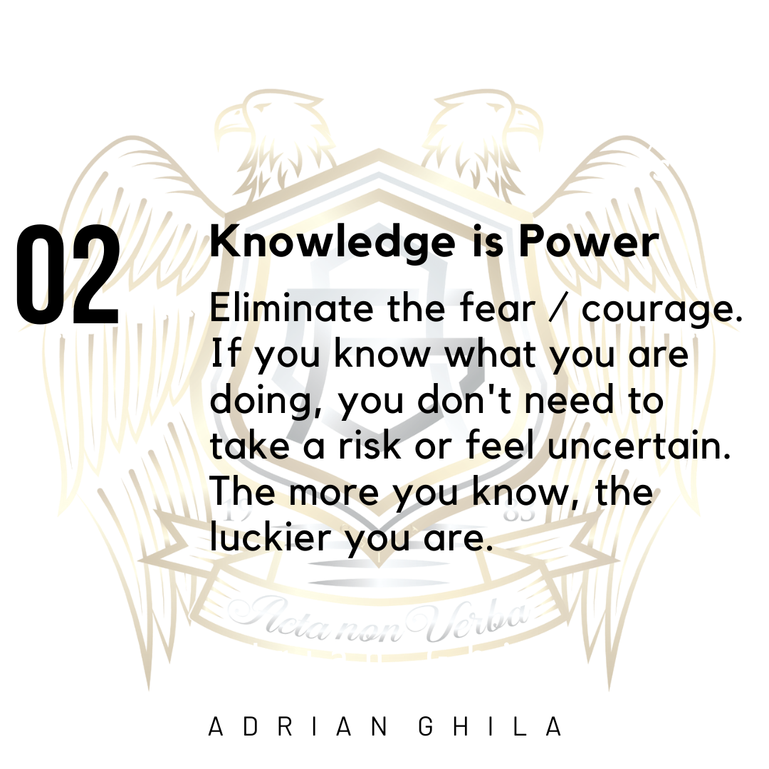 Adrian Ghila Knowledge is power